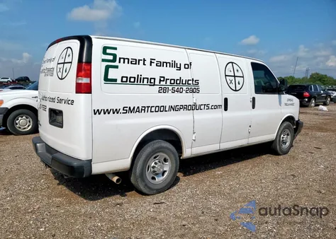 2020 Chevrolet Express G2500 from USA, damaged, VIN 1GCWGAFG6L1268596